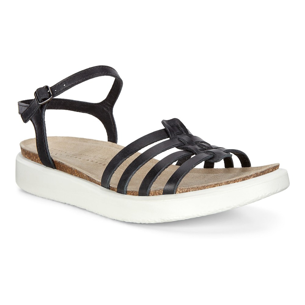 Sandalias Mujer - ECCO Corksphere Strappy - Negros - PFA748965